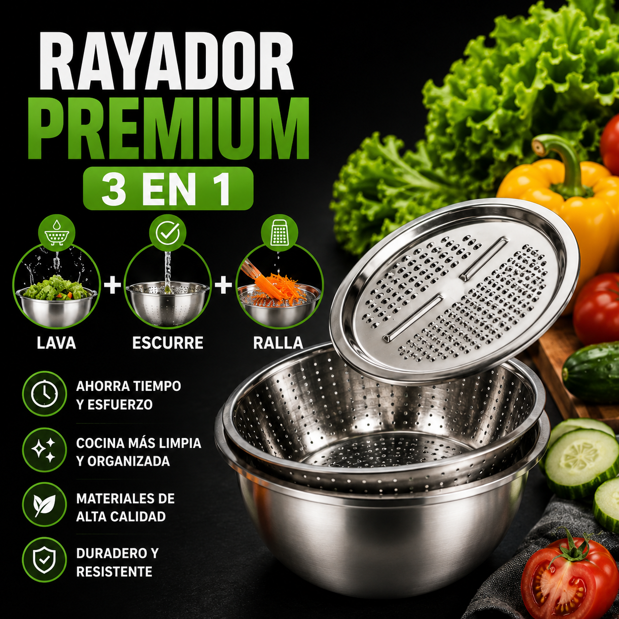 Rayador Premium 3 en 1