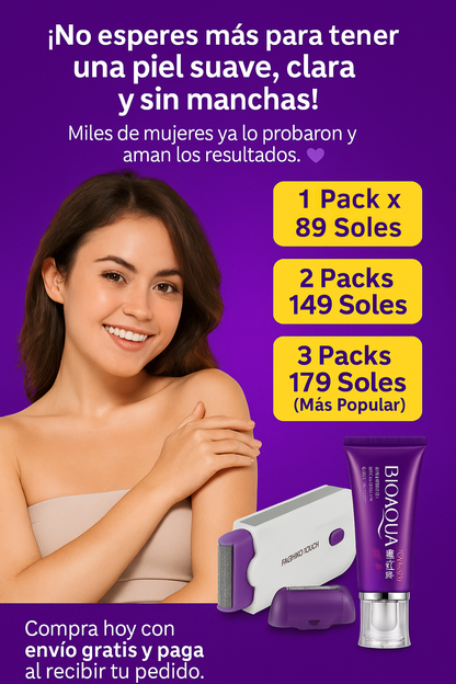 Crema Blanqueadora + Depilador