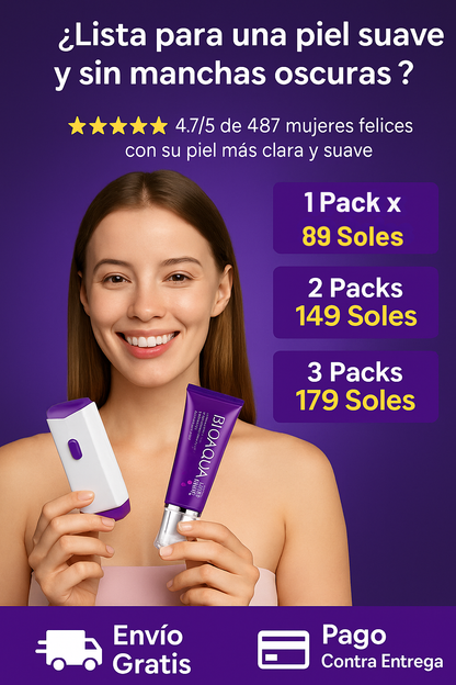 Crema Blanqueadora + Depilador