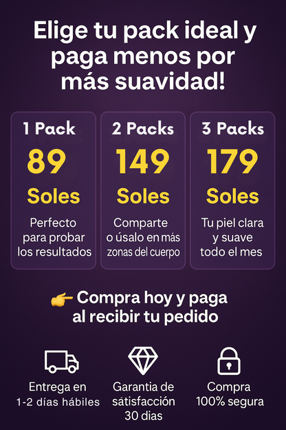 Crema Blanqueadora + Depilador