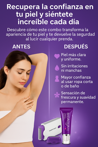 Crema Blanqueadora + Depilador