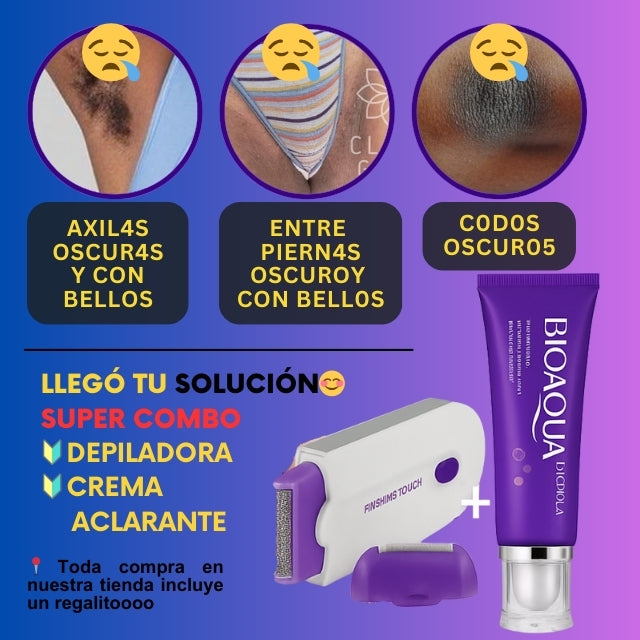 Crema Blanqueadora + Depilador