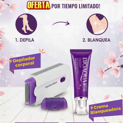 Pack Crema Blanquedora + Depilador Corporal