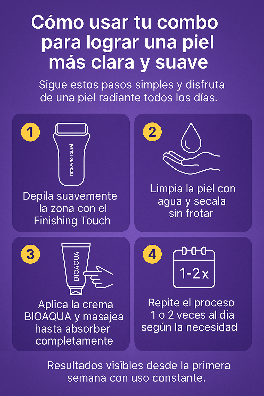 Crema Blanqueadora + Depilador