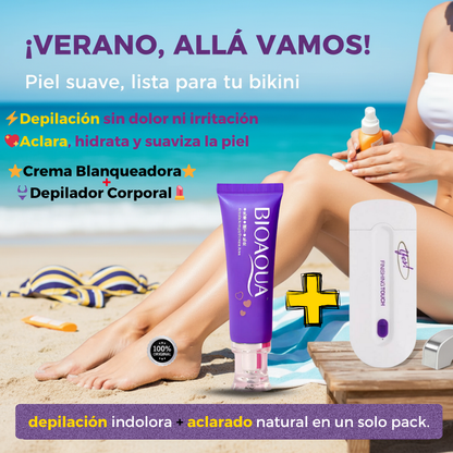 Pack Crema Blanquedora + Depilador Corporal