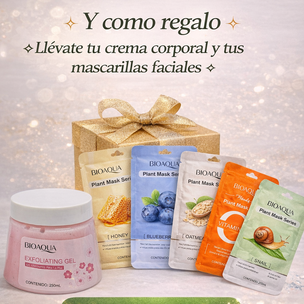 Bata de Baño con Diseño + kit Corporal