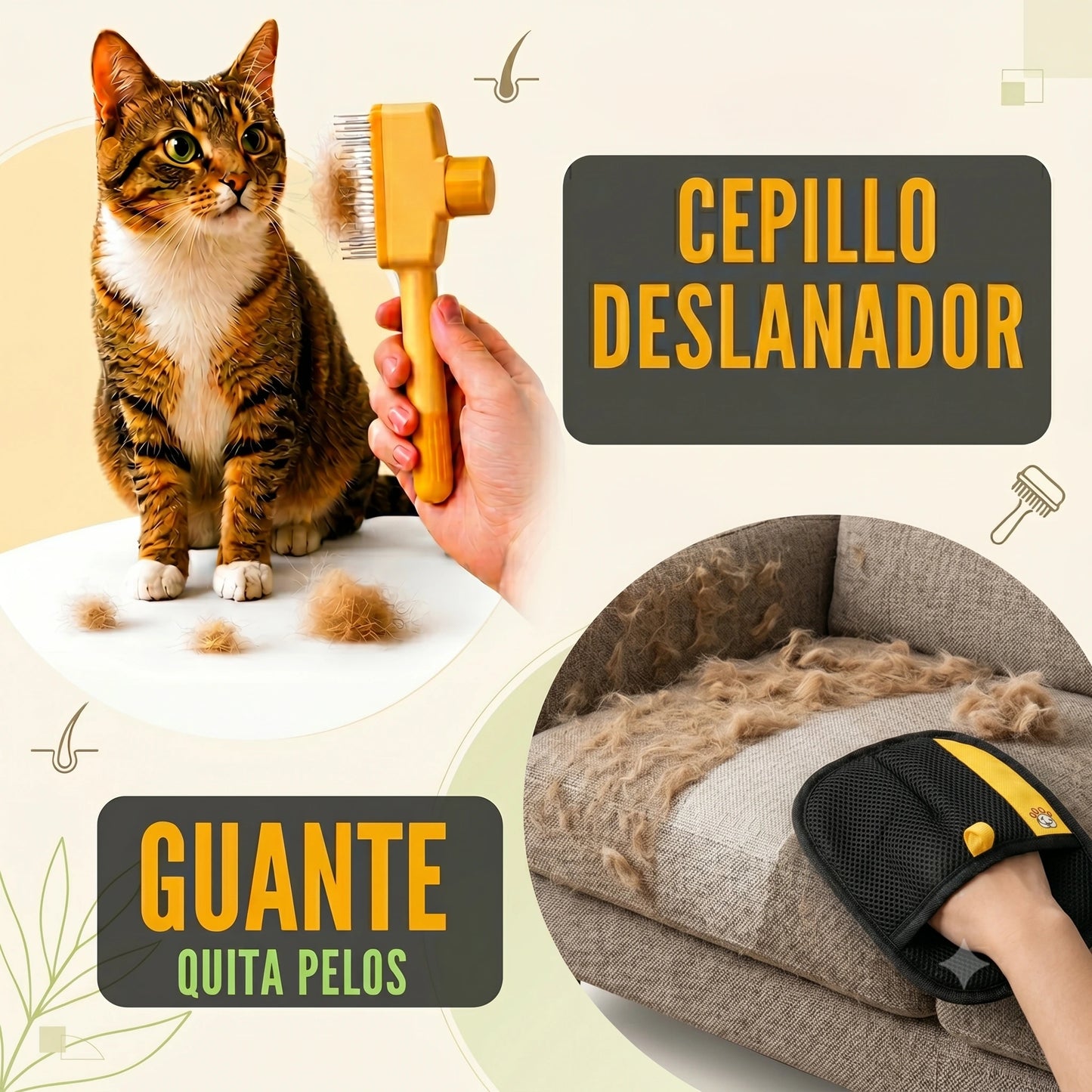 Super Kit QUITAPELOS 2 en 1