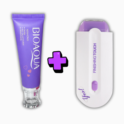Depiladora + Crema Aclarante